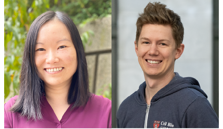 Headshots of Susan Shao and Lucas Farnung