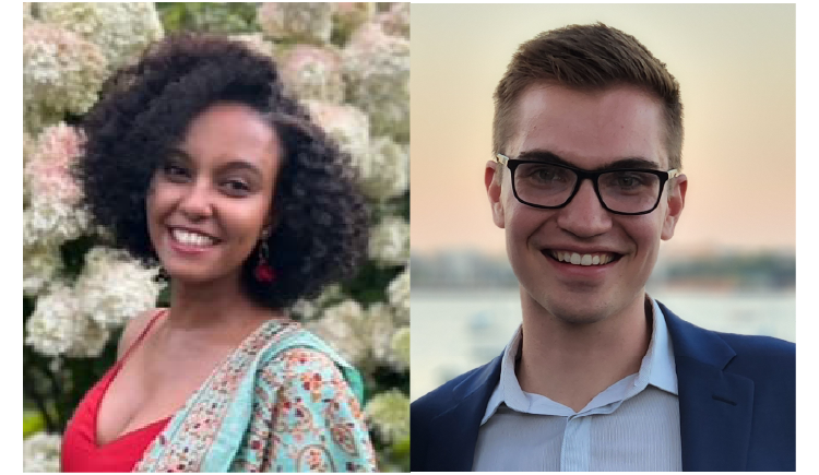 Headshots of Ayantu Temesgen and Tevis Vital