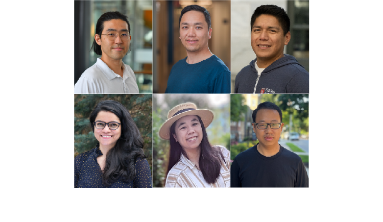 Headshot collage of Chan Lee, Zhikai Liu, Manuel Osorio Valeriano, Harleen Saini, Jenna Lin, Neng Wan
