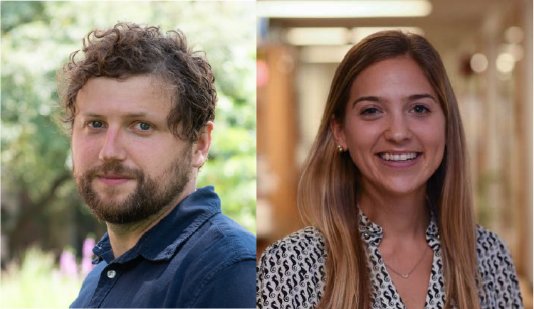 Headshots of Corey Allard and Rachel Wolfson