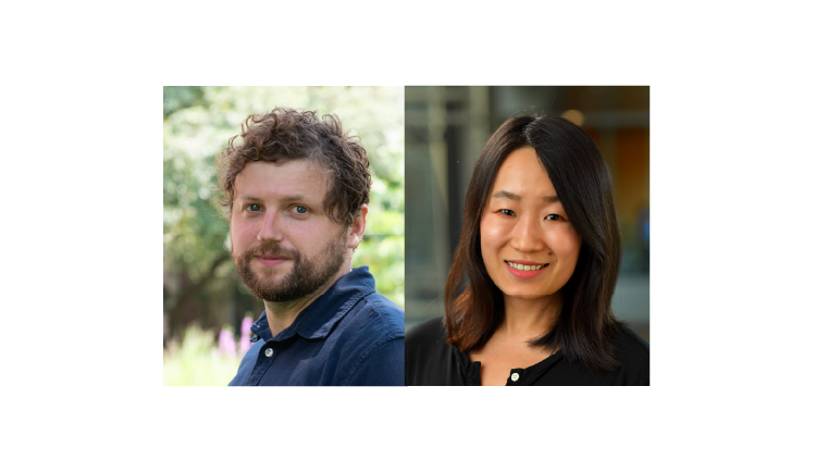 Headshot of Corey Allard and Xin Gu