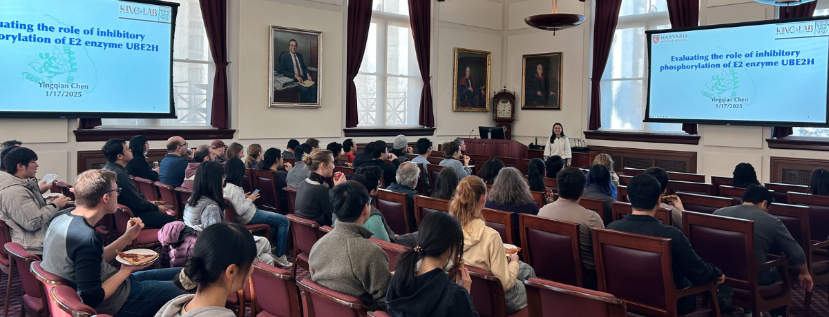 Trainee Data Talk in the Gordon Hall Waterhouse Room