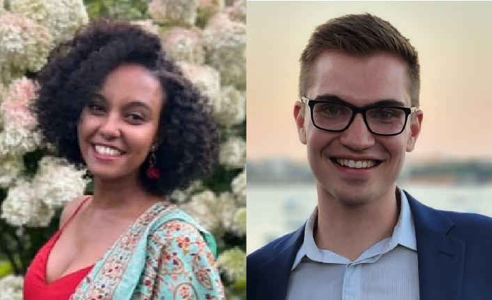 Headshots of Ayantu Temesgen and Tevis Vital