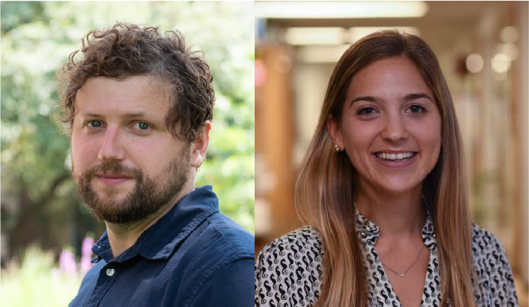Headshots of Corey Allard and Rachel Wolfson