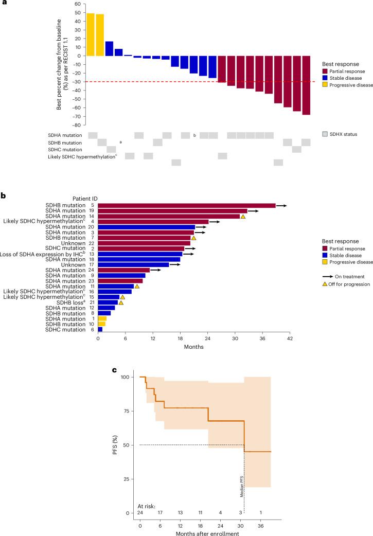 Efficacy of rogaratinib in SDHd GIST