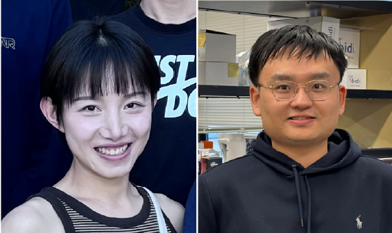 Headshot of Shuya Wang and Hanghui Ye